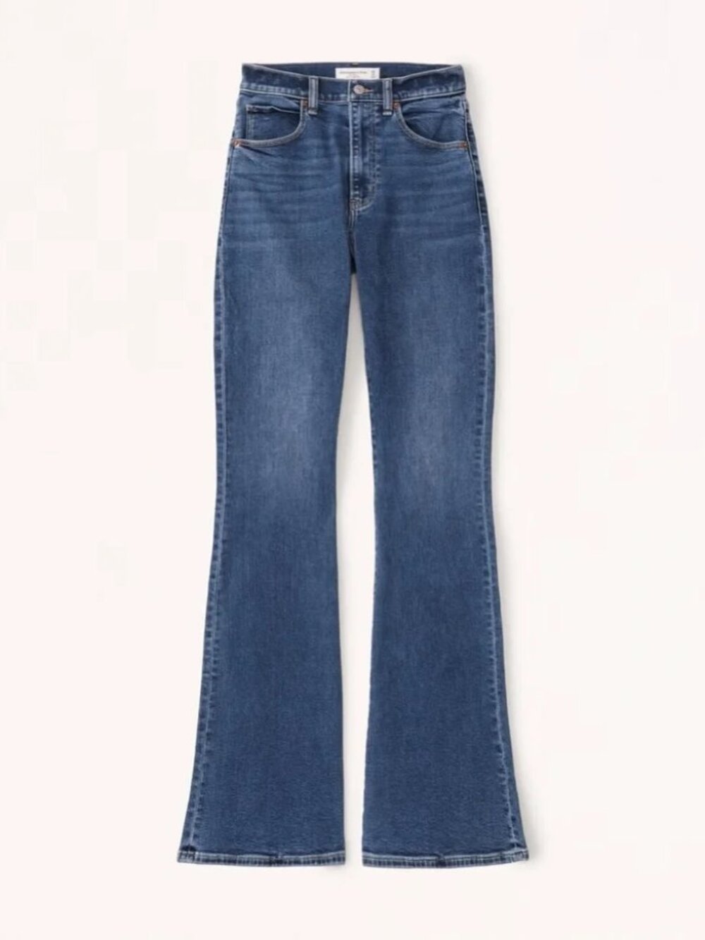 Abercrombie & Fitch The Flare Ultra High Rise Jeans Dark Wash Curve Love 30 / 10